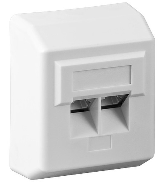 Alcasa 8060-AP2 White switch plate/outlet cover