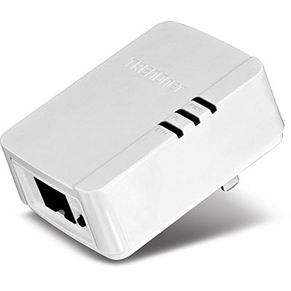 Trendnet TPL-308E-EU 200Mbit/s Eingebauter Ethernet-Anschluss Weiß 1Stück(e) PowerLine Netzwerkadapter