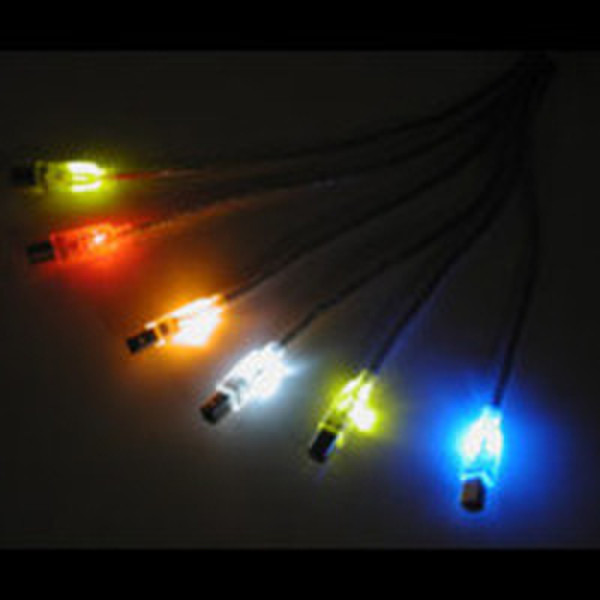 C2G 2m Illuminated USB 2.0 A/B Cable Red 2m USB A USB B Red USB cable