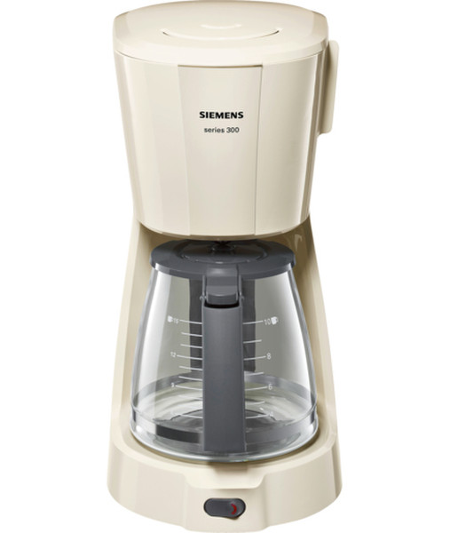Siemens TC3A0107 Drip coffee maker 1.25L 15cups Cream