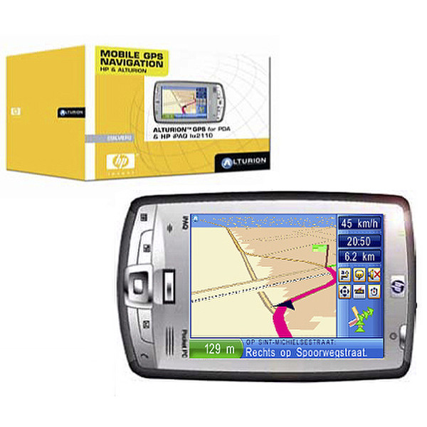 Alturion GPS PDA Bluet SilverVIIl+hx2110 навигатор