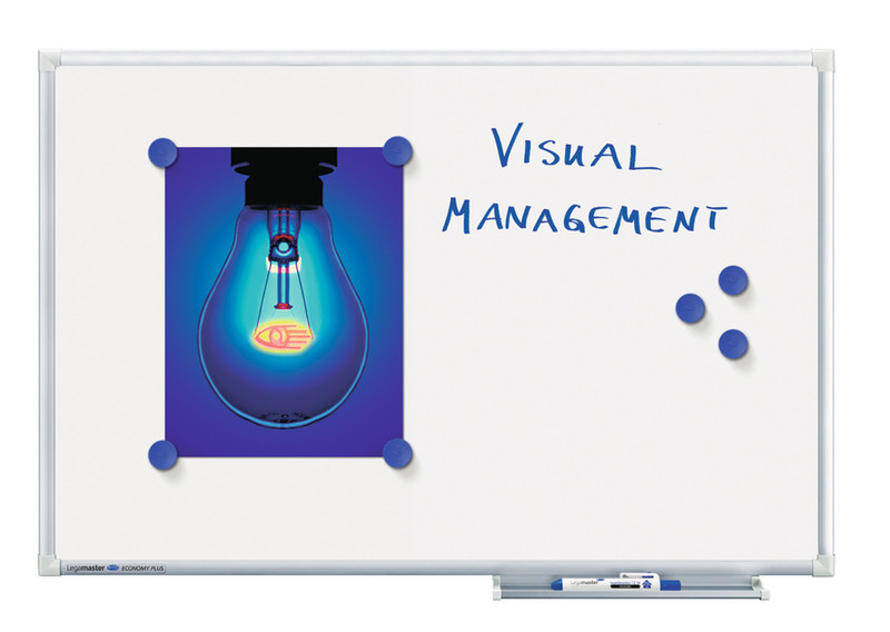 Legamaster ECONOMY PLUS, 90 x 120 cm Enamel Magnetic whiteboard