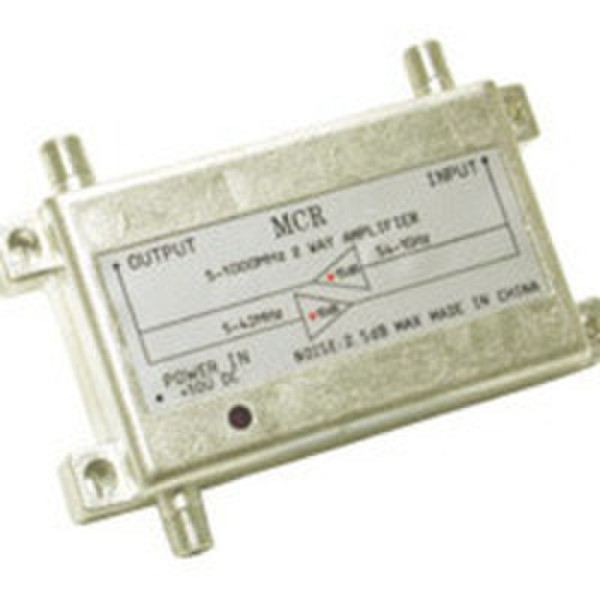 C2G Bi-Directional Amplifier Silver network splitter