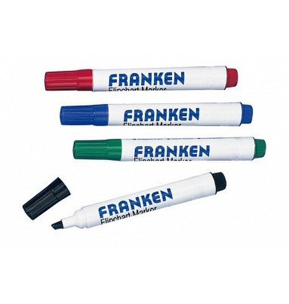 Franken Z2203 Черный, Синий, Зеленый, Красный 4шт маркер