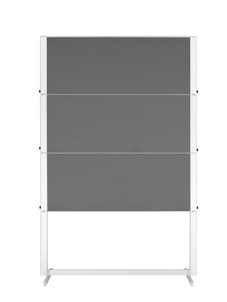 Legamaster PROFESSIONAL Portable bulletin board Алюминиевый, Войлок Алюминиевый, Серый