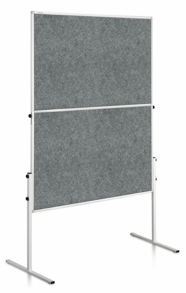 Legamaster ECONOMY Fixed bulletin board Aluminium,Felt,Plastic Grey,White