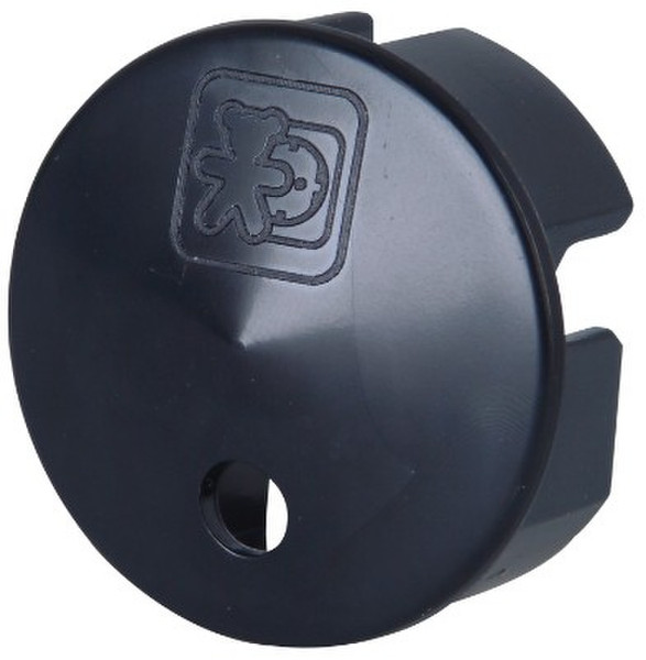 Kopp 320605082 Black switch plate/outlet cover