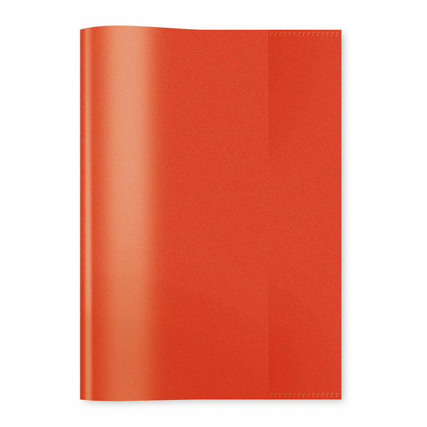 HERMA Exercise book cover PP A5 transparent/red magazine/book cover