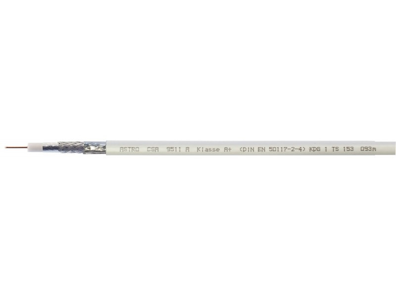 Astro 00750955 250m White coaxial cable