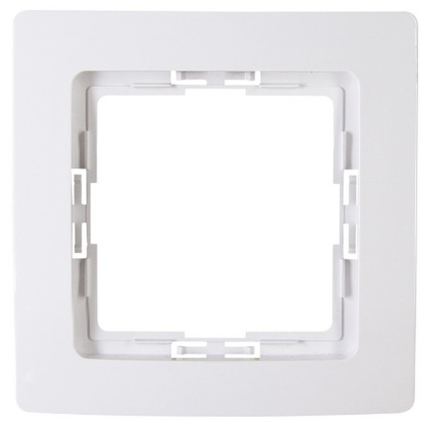 Kopp 308402063 White switch plate/outlet cover