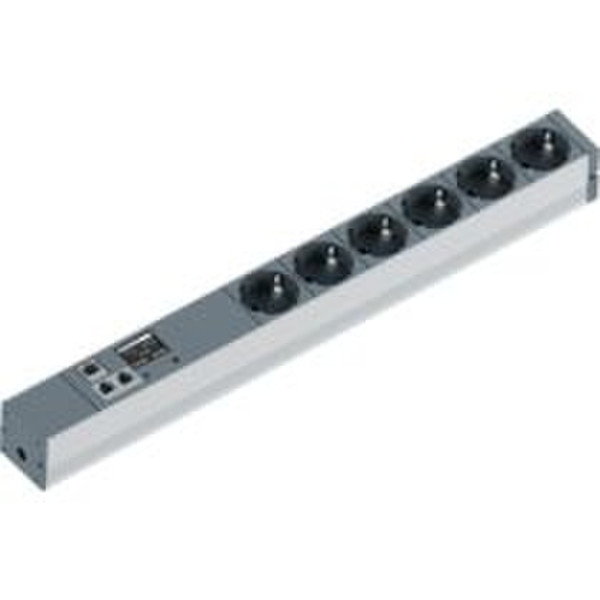 Bachmann BlueNet BN2000 6AC outlet(s) 1U Black,Silver power distribution unit (PDU)