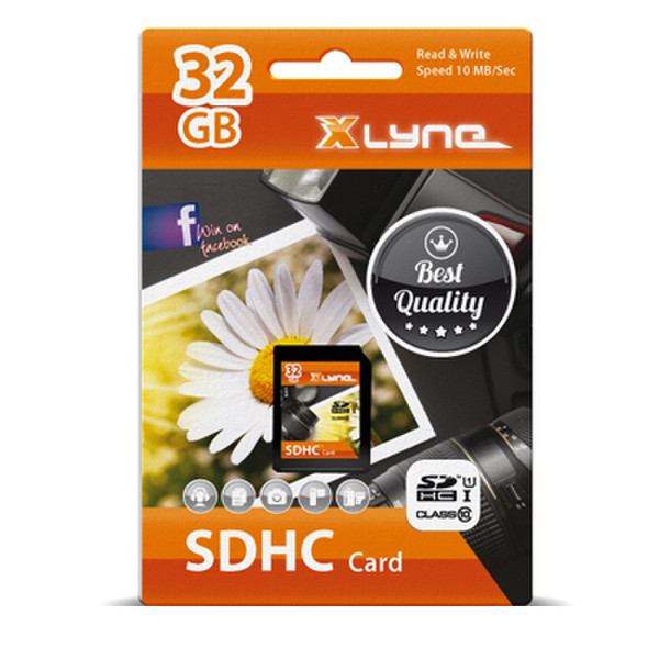 xlyne SDHC Card 32GB SDHC UHS-I Class 10 memory card