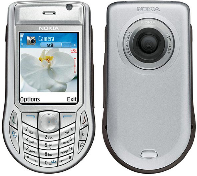 Nokia 6630 Алюминиевый, Серый смартфон