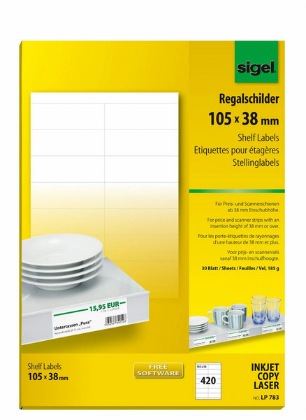 Sigel LP783 self-adhesive label