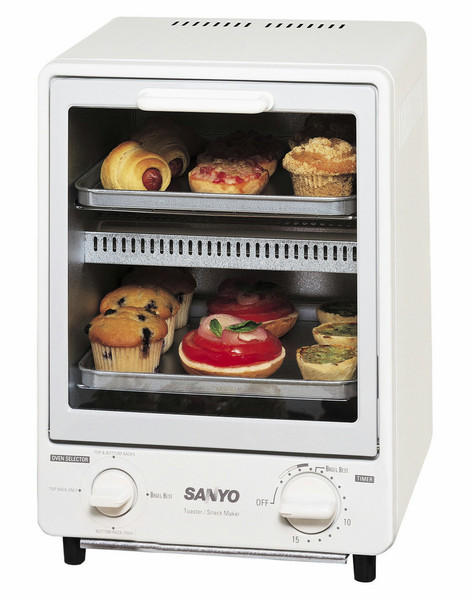 Sanyo SK-7W 2slice(s) White toaster