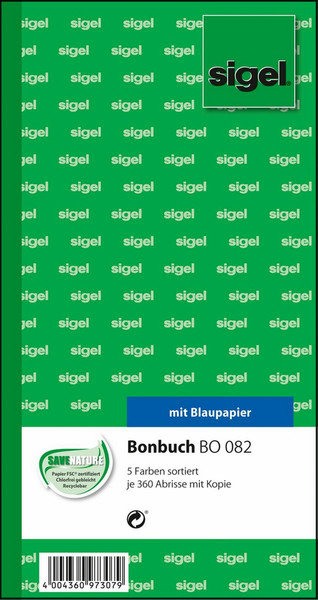 Sigel BO082 non-adhesive label