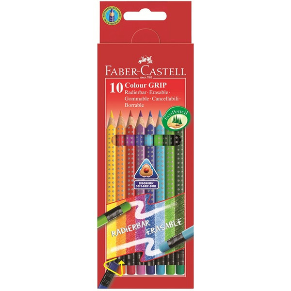 Faber-Castell Colour GRIP 10шт цветной карандаш