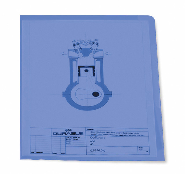 Durable 2337 210 x 297 mm (A4) Полипропилен (ПП) 100шт файл для документов
