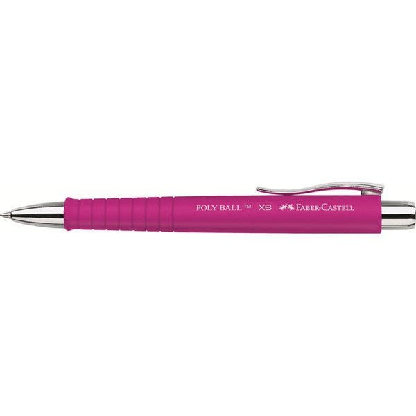 Faber-Castell 241128 Clip-on retractable ballpoint pen Средний Синий 1шт шариковая ручка