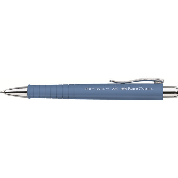 Faber-Castell 241168 Clip-on retractable ballpoint pen Extra Bold Синий 1шт шариковая ручка