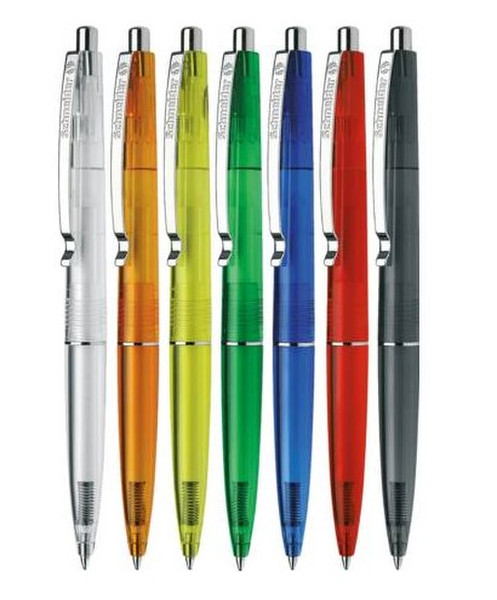 Schneider K 20 Icy Colours Clip-on retractable ballpoint pen Средний Синий 20шт