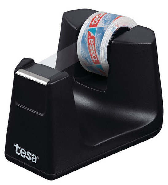 TESA Easy Cut Smart Plastic Black tape dispenser
