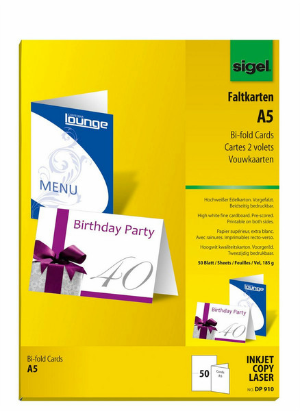 Sigel DP910 greeting card