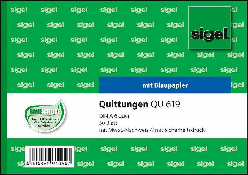 Sigel QU619 Geschäftsformular