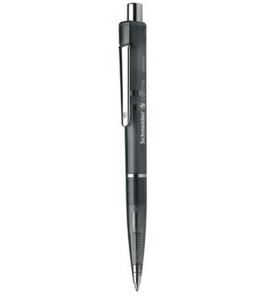 Schneider Optima Clip-on retractable ballpoint pen Medium Black 10pc(s)