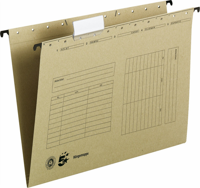 5Star 202876 A4 Carton Beige hanging folder