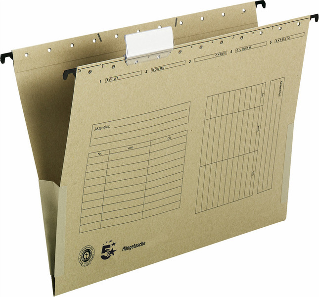 5Star 202892 A4 Carton Beige hanging folder