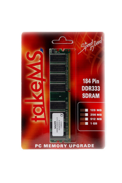takeMS DDR 512Mb PC 2700 0.5ГБ DDR 333МГц модуль памяти