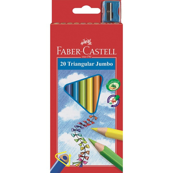 Faber-Castell Jumbo 20шт цветной карандаш
