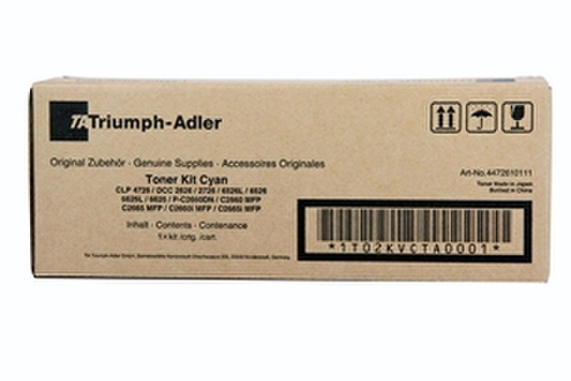 Triumph-Adler 4472610111 5000pages Cyan laser toner & cartridge