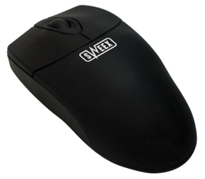 Sweex Optical Scroll Mouse PS101 Black PS/2 Оптический 600dpi Черный компьютерная мышь