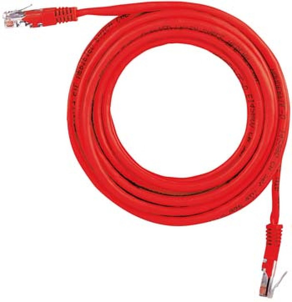 Sweex UTP Cable Cat5E 10M Red 7.5m Rot Netzwerkkabel