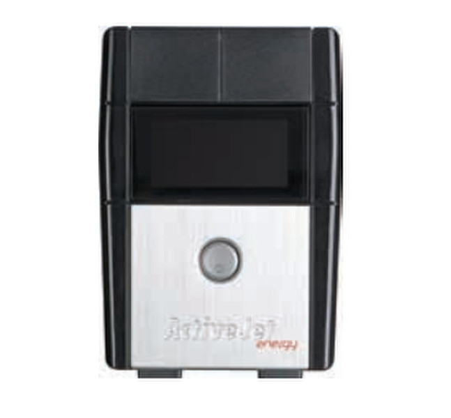 ActiveJet AJE-700VA Sinus LCD Интерактивная 700ВА 4розетка(и) Черный, Серый источник бесперебойного питания