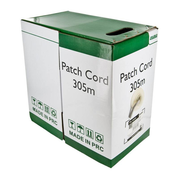 4World Cat 6e UTP 305m 305m Cat6e U/UTP (UTP) Grey