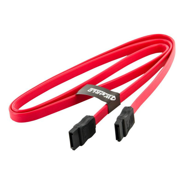4World 08533 0.914m SATA III 7-pin SATA III 7-pin Red SATA cable