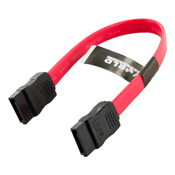 4World 08535 0.203м SATA II 7-pin SATA II 7-pin Красный кабель SATA