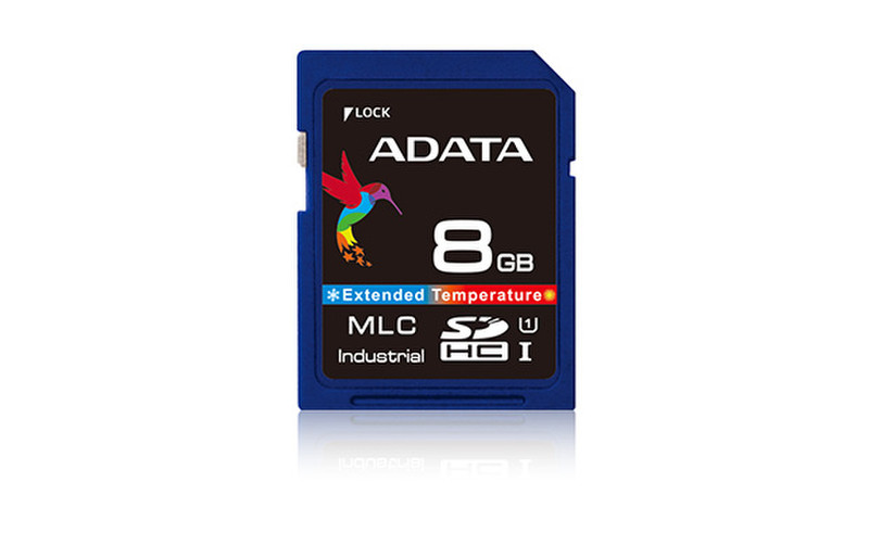 ADATA IDC3B 8GB SD MLC memory card