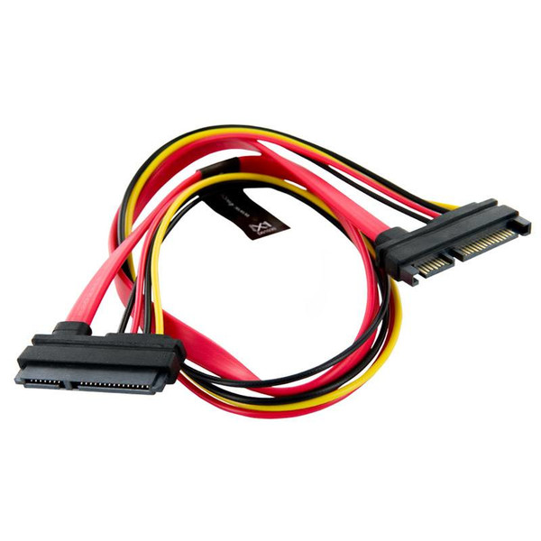 4World 08526 0.508m SATA 22-pin SATA 22-pin Red SATA cable
