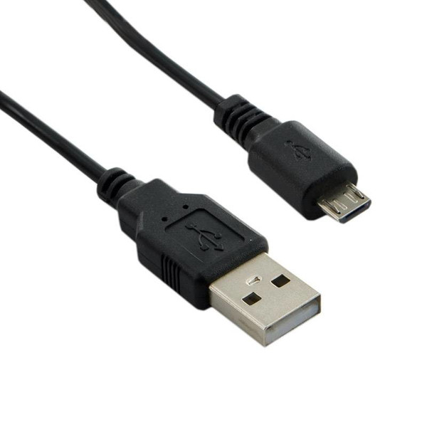 4World 07947 1м USB A Micro-USB A Черный