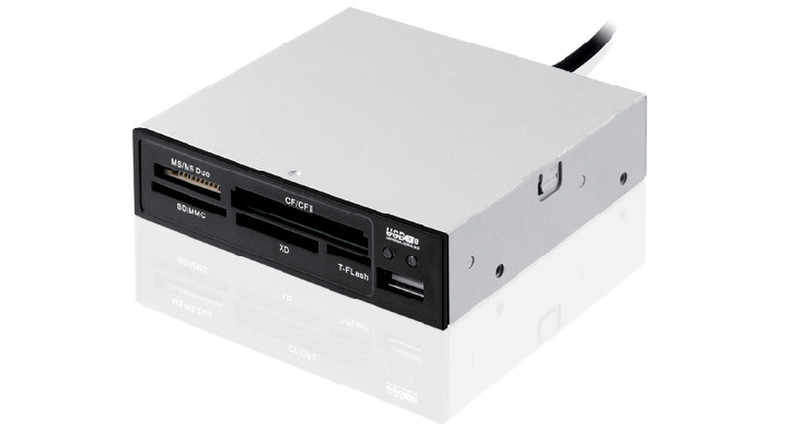 iBox ICKWSUIR02 Eingebaut USB 2.0 Schwarz Kartenleser