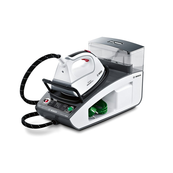 Bosch TDS4545 800W 1.3L Palladium soleplate White steam ironing station