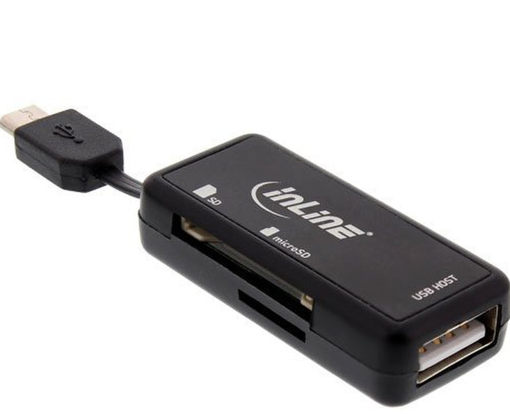 InLine 66776 Micro-USB устройство для чтения карт флэш-памяти
