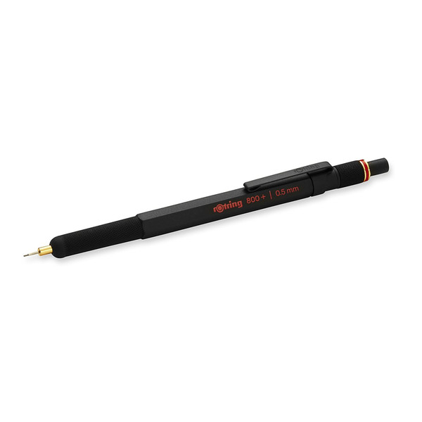 Rotring 1900182 Clip-on retractable ballpoint pen Black ballpoint pen