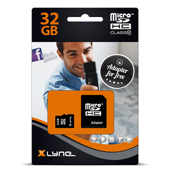 xlyne 32 GB microSDHC 32GB MicroSDHC Class 10 memory card