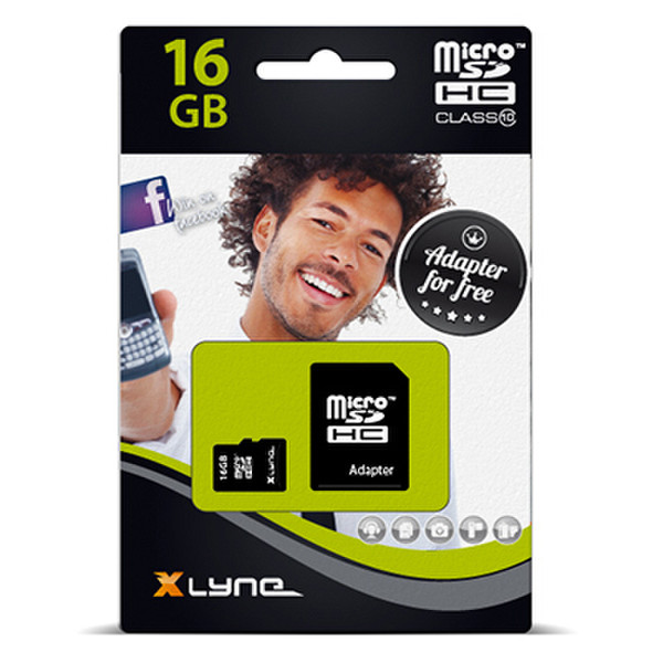 xlyne 7416001 16GB MicroSDHC Class 10 memory card