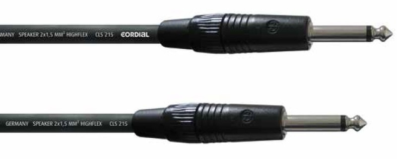 Cordial CPL 1.5 PP 1.5m 6.35mm 6.35mm Black